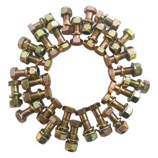 旋耕刀螺丝旋耕机刀片螺丝国标螺丝高强度自锁螺母旋耕机专用螺丝