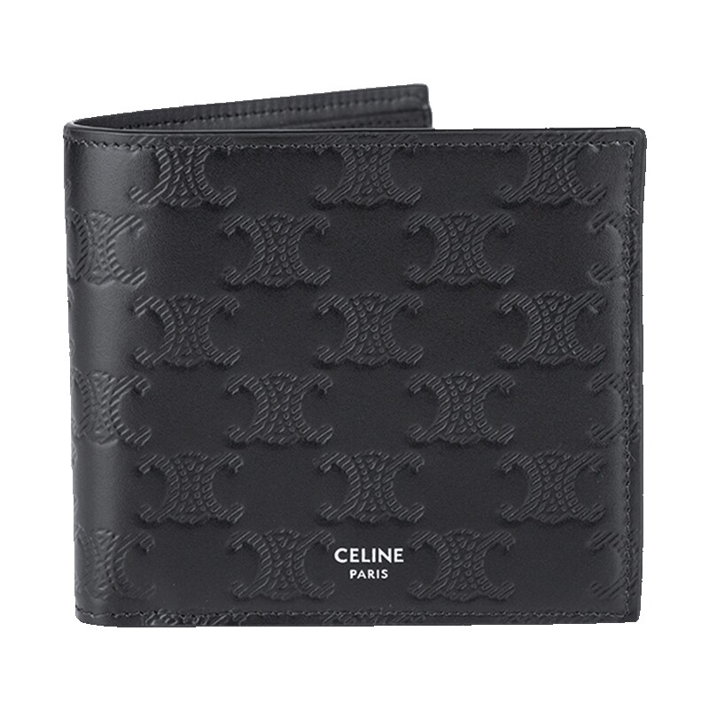 CELINE经典压印徽标Logo钱包女士