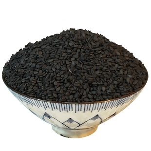 阁臻坊黑芝麻生500g新鲜新货无染色油芝麻富硒优质一级免洗熟芝麻
