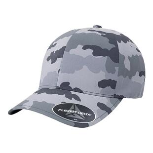 FLEXFIT DELTA美式迷彩鸭舌帽高尔夫户外运动网球防水遮阳棒球帽
