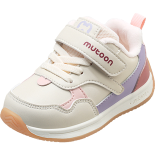 牧童童鞋学步鞋2025秋冬新款女童软底宝宝鞋幼儿加绒保暖鞋子男童