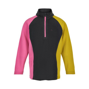 【半开衫】运动中间层抓绒速干滑雪套头保暖儿童内衣冬季