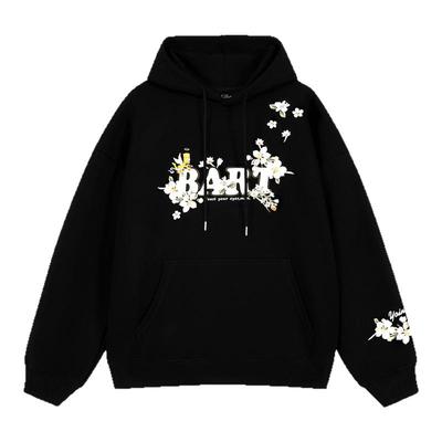 辛普森一家花朵连帽衫秋季新款