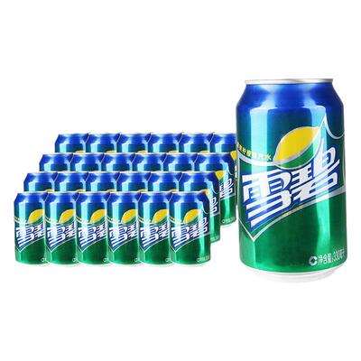 可口可乐碳酸汽水饮料24罐雪碧