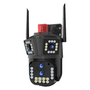 360度全景无死角监控器无线家用手机远程室外高清双画面摄像影头