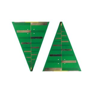 4G宽带UWB通信WIFI高增益对数周期无线定向PCB板状5G频谱仪天线