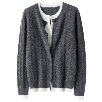 启超官方高端100%纯山羊绒衫