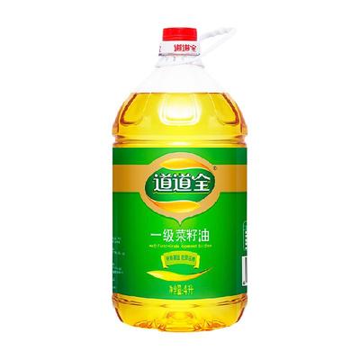 道道全一级菜籽油4L食用油