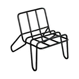 小椅子手机支架可爱创意桌面摆件金属铁艺懒人支架便携手机放置架