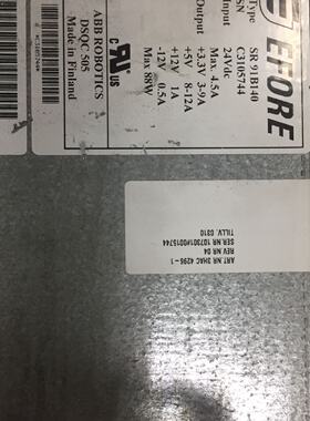 议价拆机ABB机器人电源DSQC505,SR91B140,3HAC4296-1