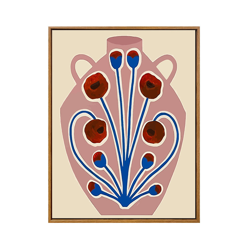 雅调法式花瓶diy数字油画材料包