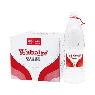 【同城配送】娃哈哈饮用纯净水1.5L*12瓶大瓶饮用水开会非矿泉水