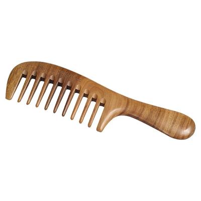 疏通头部经络绿檀木梳家用便携