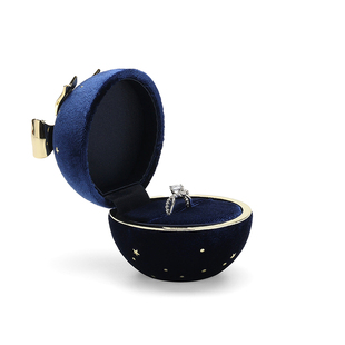 JYNFUN京梵创意圣诞戒指盒高档求婚戒指盒便携戒指盒惊喜欧式古典