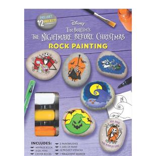 【预售】迪斯尼 蒂姆·伯顿 圣诞夜惊魂 Disney Tim Burton's The Nightmare Before Christmas 原版英文手工制作