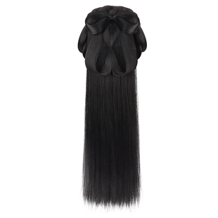 汉服假发古风一体式新年头饰古装假发髻盘发明制后压发包垫发造型