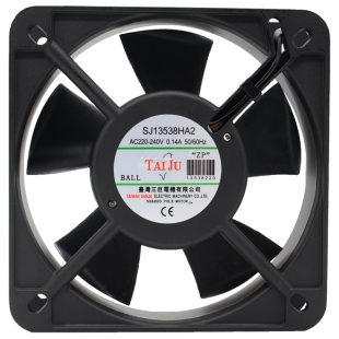 台湾三巨耐高温全金属散热风扇220V工业电柜配电柜排风扇轴流风机