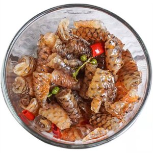 啦哩小汇藤椒鱼皮卷175g凉拌麻辣开袋即食食品延边朝鲜族风味包邮
