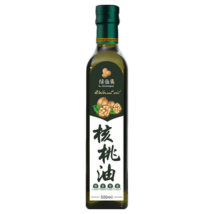 一级压榨纯核桃油官方旗舰店食用油儿童学生辅食油小瓶纯山核桃油