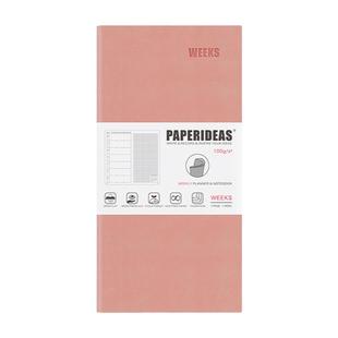 新款可爱笔记week简约ins 自填 高颜值软面周计划本Agenda日程本便携随身 周历48k小笔记本 企业定制logo