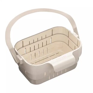 可挂式水槽沥水篮折叠可伸缩家用厨房水槽分离食物水果残渣过滤篮