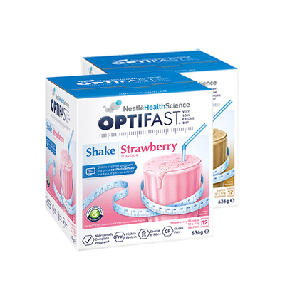 雀巢代餐奶昔膳食纤维代餐粉2盒