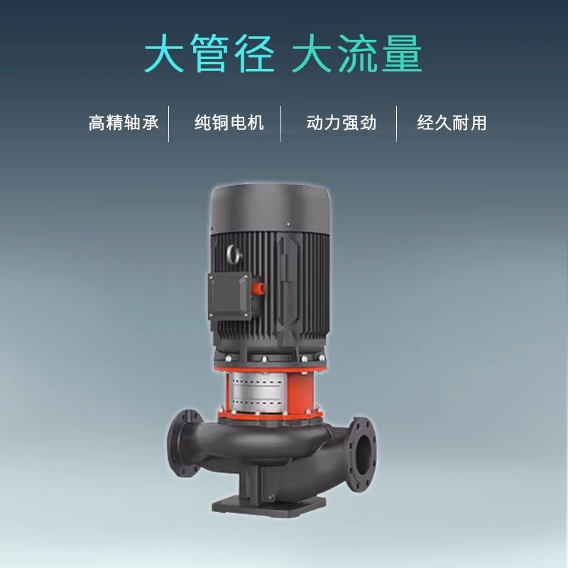 利欧水泵LPP立式管道泵单级离心泵热水地暖空气能循环泵铸铁水泵