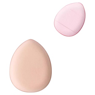 手指粉扑拇指小号气垫遮瑕指尖小拖鞋指腹尖头定妆mini小粉扑化妆