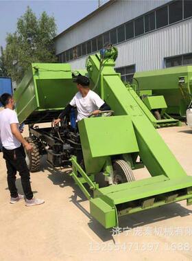 新型养殖场清粪车 柴油动力牛场清粪车 庞泰干湿粪便铲粪车