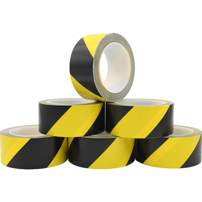 3M5702地板胶带 强力无痕耐磨防水胶带 黄黑可撕PVC地面警示胶带