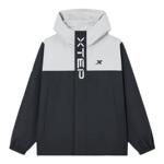 特步童装儿童外套男童春秋季新款加绒户外三防防风摇粒绒风衣冬装