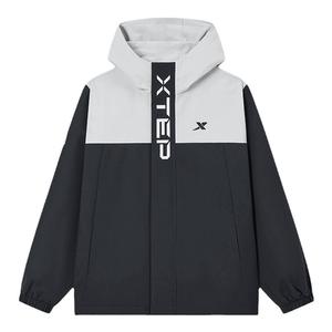 特步童装儿童外套男童2026新款春季户外三防摇粒绒青少年风衣男孩