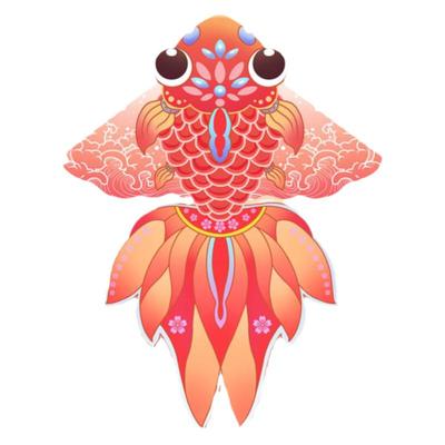 hcrk国潮金鱼风筝潍坊2024年新款