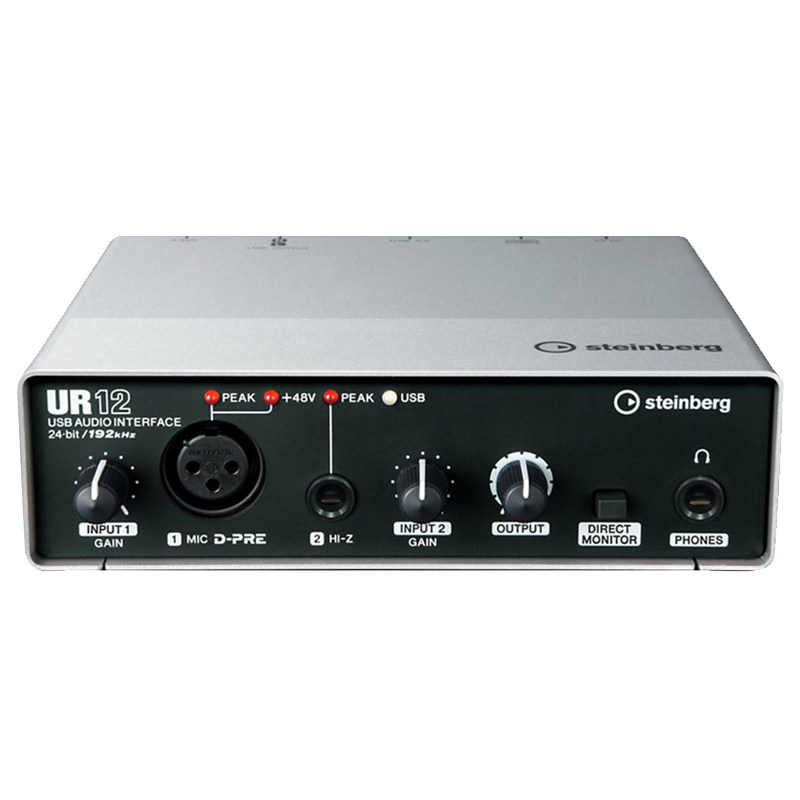 YAMAH雅马哈UR12声卡专业录音UR12B编曲直播音频接口专业编曲