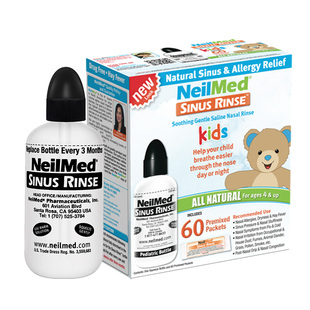 美国neilmed洗鼻器奈尔梅德儿童专用鼻腔冲洗器宝宝海盐水通鼻壶