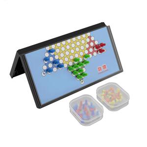 磁性跳棋儿童益智玩具便携式折叠小学生桌游亲子礼物磁石多人对战