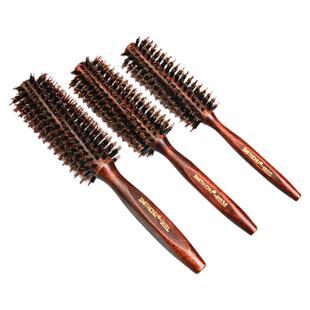 梳鬃毛梳子滚梳吹刘海卷发直发圆筒梳梨花头蜗牛卷理发专用造型梳