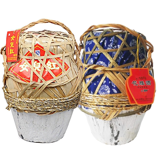 正宗绍兴女儿红黄酒老酒坛装十年花雕酒三年陈酒糯米甜酒坛子加饭