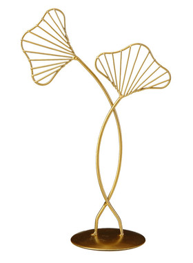 北欧银杏艺术风电视柜现代摆件