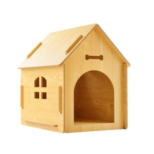 狗窝狗笼木屋四季通用猫屋小型中型犬大型狗窝室内室外冬季狗房子