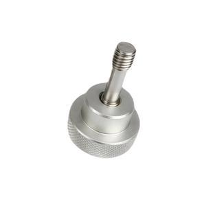 汽车检具标准件 把手 卧式翻转卡板机构 铝镀镍滚花拧紧手柄