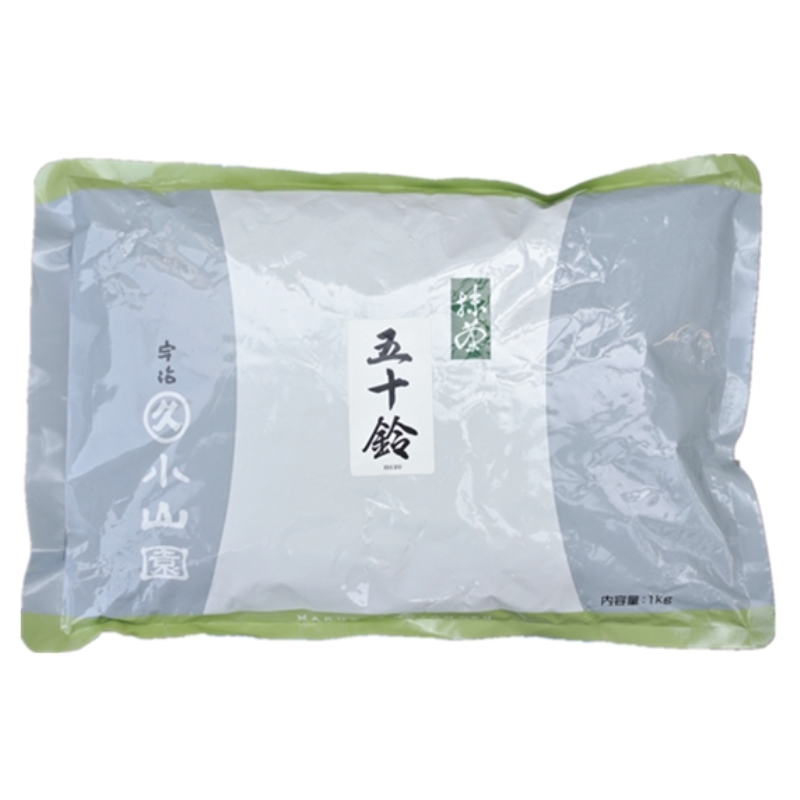 进口小山园丸久五十铃1kg宇治纯抹茶粉无糖冲饮烘焙奶茶专用