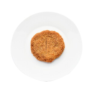 嘉吉尚选牛肉风味汉堡饼160片双层牛肉汉堡裹粉商用油炸半成品