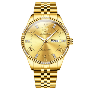 24k全金色手表男士全自动机械表高档大气磅礴商务腕表正品牌十大