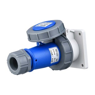 正工防水航空插座32A125A插头3/5芯大功率380V防爆连接器公母对接
