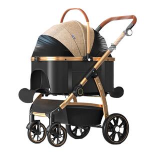 BELLO L10高端中大型宠物推车轻便外出可折叠分离狗狗猫包多只