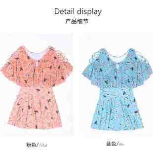 泳衣女2025新款保守遮肚显瘦灵动感连体如厕式显白大码泡温泉泳装