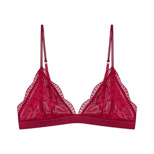 纯欲蕾丝公主~法式bralette复古超薄款无胸垫文胸无钢圈胸罩夏季