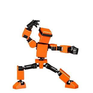 3d打印dummy幸运13多关节可动人偶男孩磁吸拼装积木人仔模型玩具6