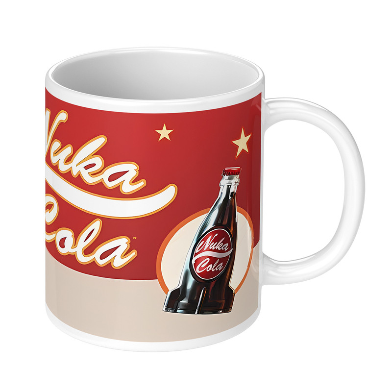 辐射Fallout周边水杯核子可乐马克杯Nuka Cola陶瓷杯子